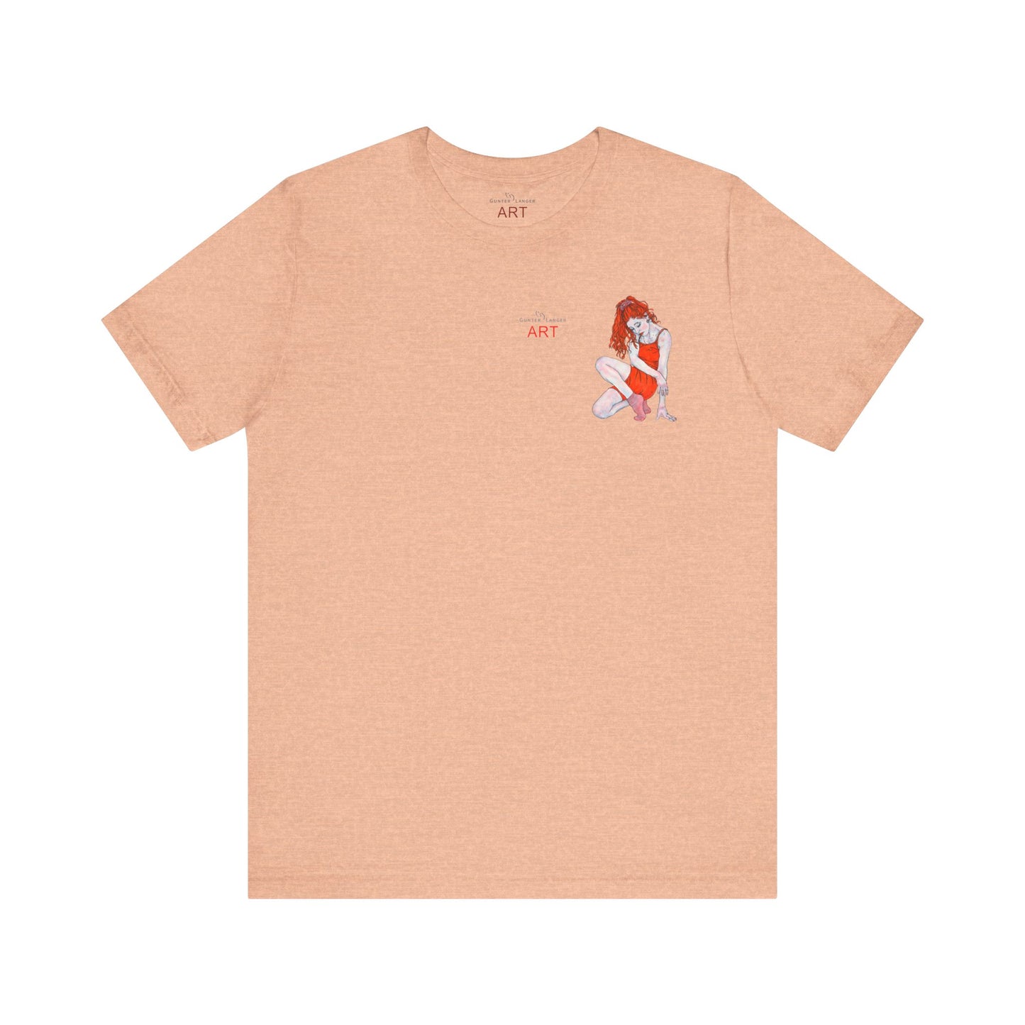 Unisex Jersey Short Sleeve Tee - Motiv: Front Julia, H12,5 cm