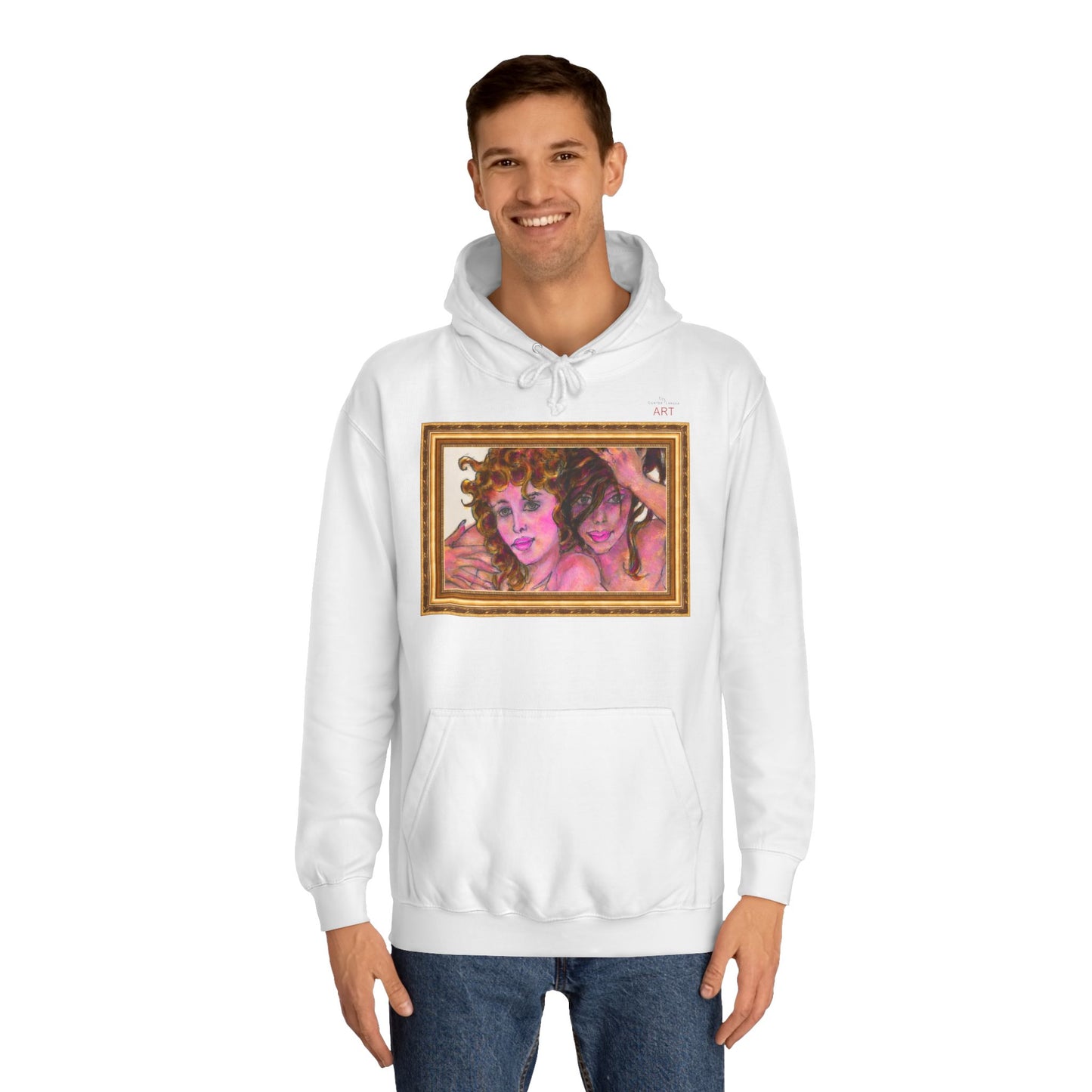 Unisex College Hoodie - Motiv: Front Sommer, H 23,5 cm