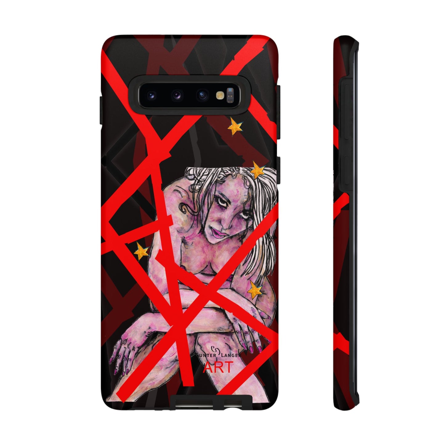Tough Cases - Google Pixel - Samsung Galaxy - Motiv: Stella, Mikado