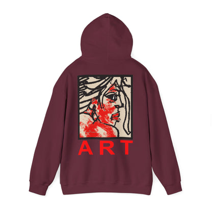 Unisex Heavy Blend™ Hooded Sweatshirt - Motiv: Rückseite "Ria", H43 cm