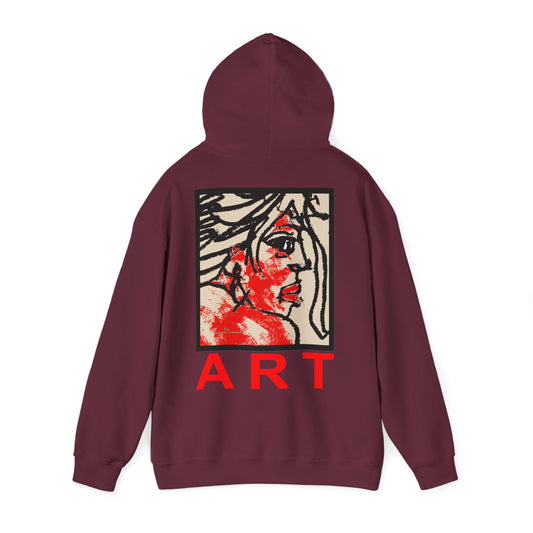 Unisex Heavy Blend™ Hooded Sweatshirt - Motiv: Rückseite "Ria", H43 cm