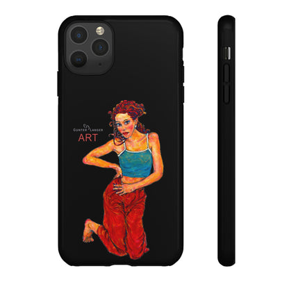 Tough Cases - iPhone - Motiv: Lea, Schwarz