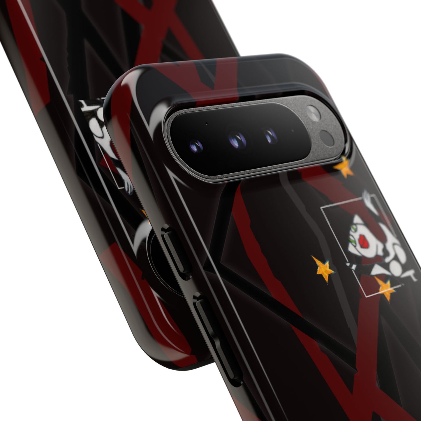 Tough Cases - Google Pixel - Samsung Galaxy - Motiv:  "Miau" klein H 8 cm, Sternenhimmel, Mikado3