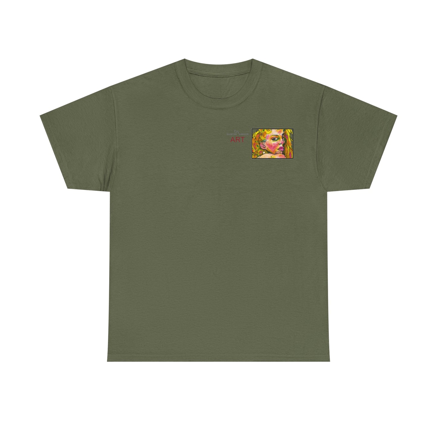 Unisex Heavy Cotton Tee - Motiv: Romina, H 7 cm