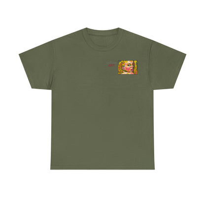 Unisex Heavy Cotton Tee - Motiv: Romina, H 7 cm
