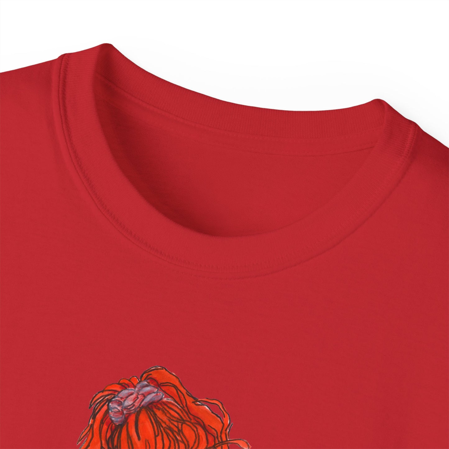 Unisex Ultra Cotton Tee - Motiv: Front Julia,  H 33,5 cm