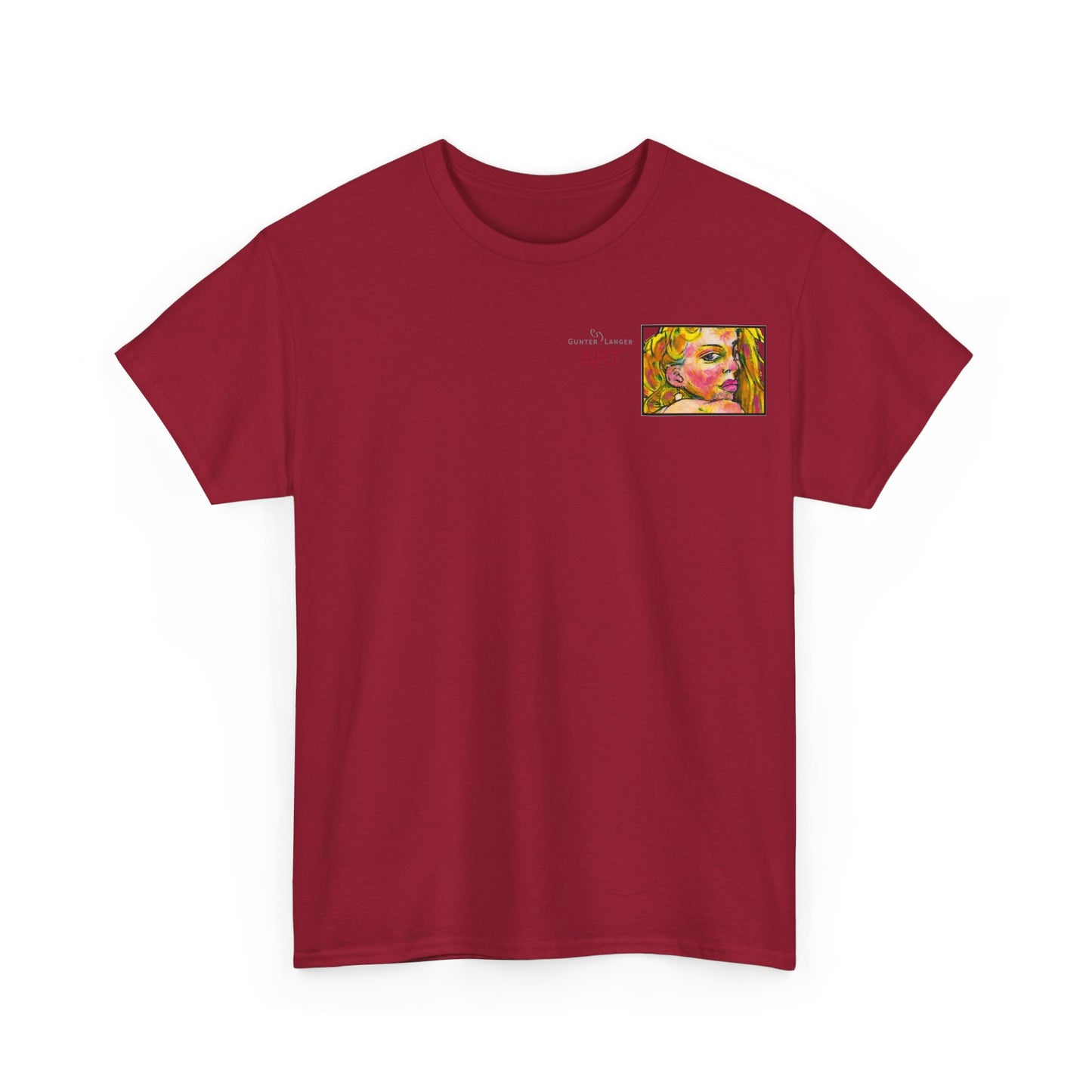 Unisex Heavy Cotton Tee - Motiv: Romina, H 7 cm