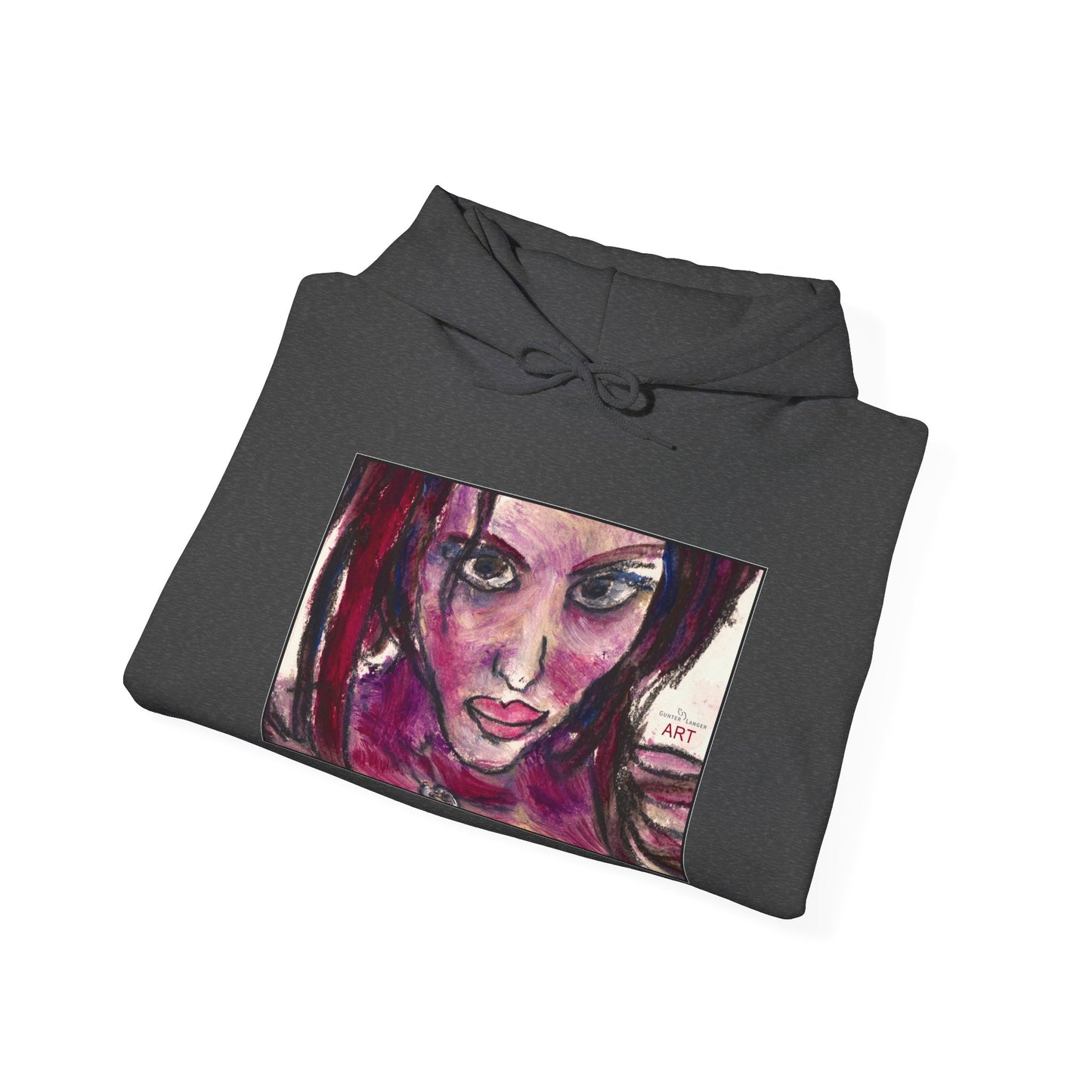 Unisex Heavy Blend™ Hooded Sweatshirt - Motiv Frontseite "Lola", H 19 cm