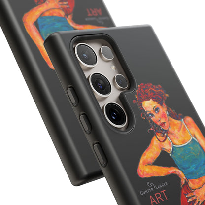 Tough Cases - Google Pixel - Samsung Galaxy - Motiv: Lea, Schwarz