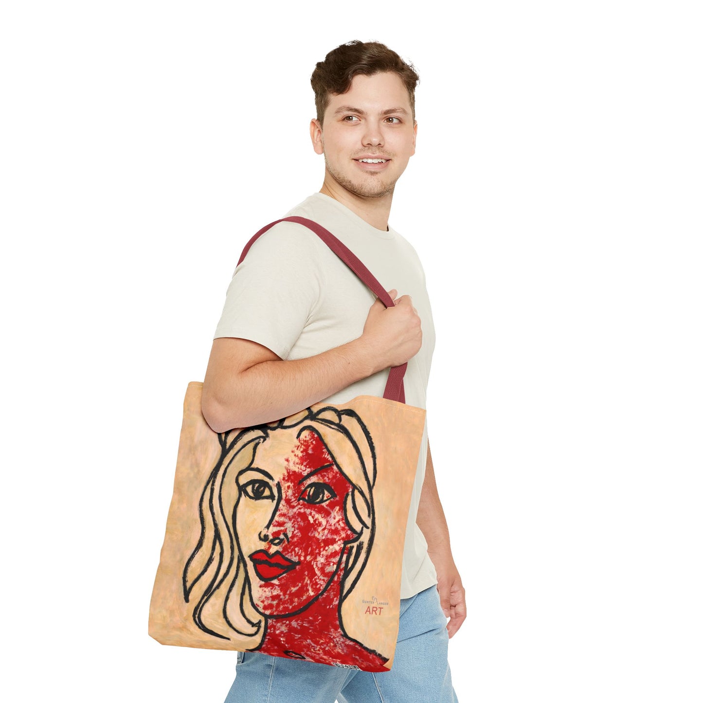 Tote Bag (AOP) - Motiv: Front Louisa ll & Rückseite Louisa ll