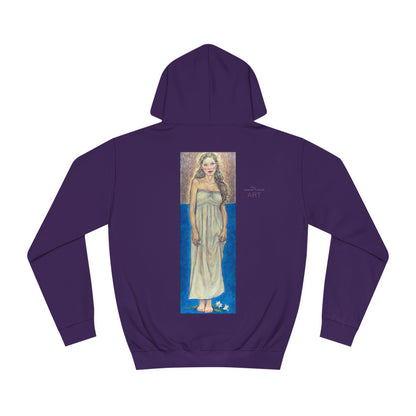 Unisex College Hoodie - Motiv: Front Marie (Ausschnitt) & Rückseite Marie