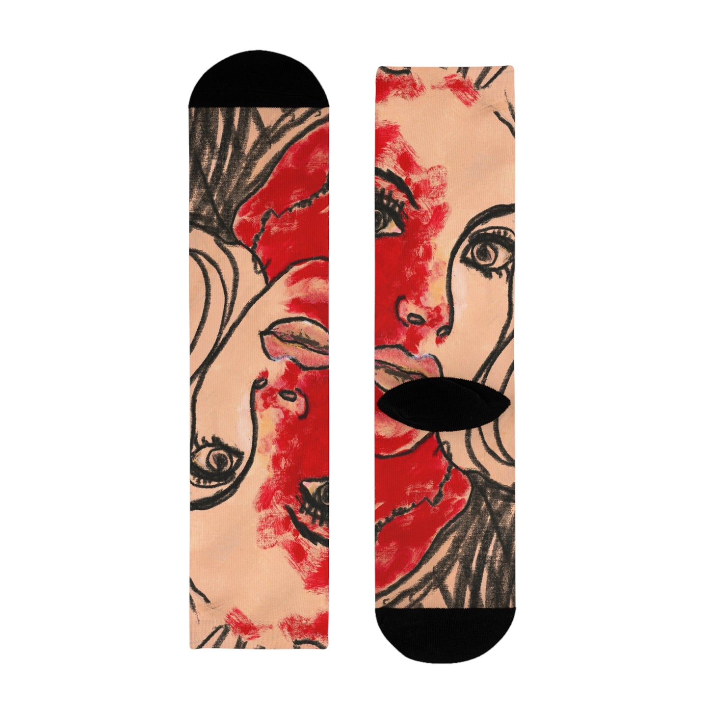 Sublimation Crew Socks (EU) - Motiv: Christina 2