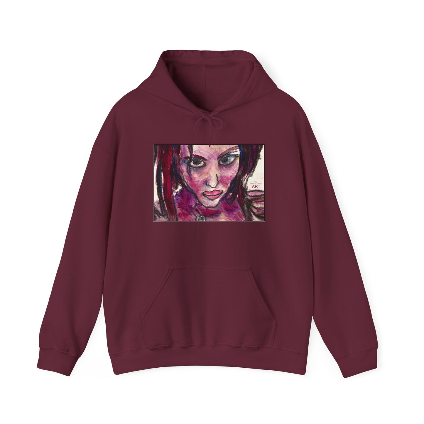 Unisex Heavy Blend™ Hooded Sweatshirt - Motiv Frontseite "Lola", H 19 cm