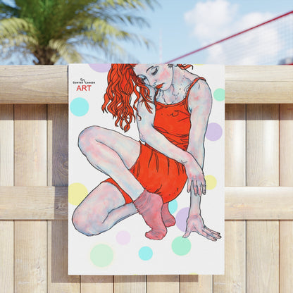 Beach Towels - Motiv: Julia, Farbkreise, Tuch: 61x112 cm, 24" x 44"