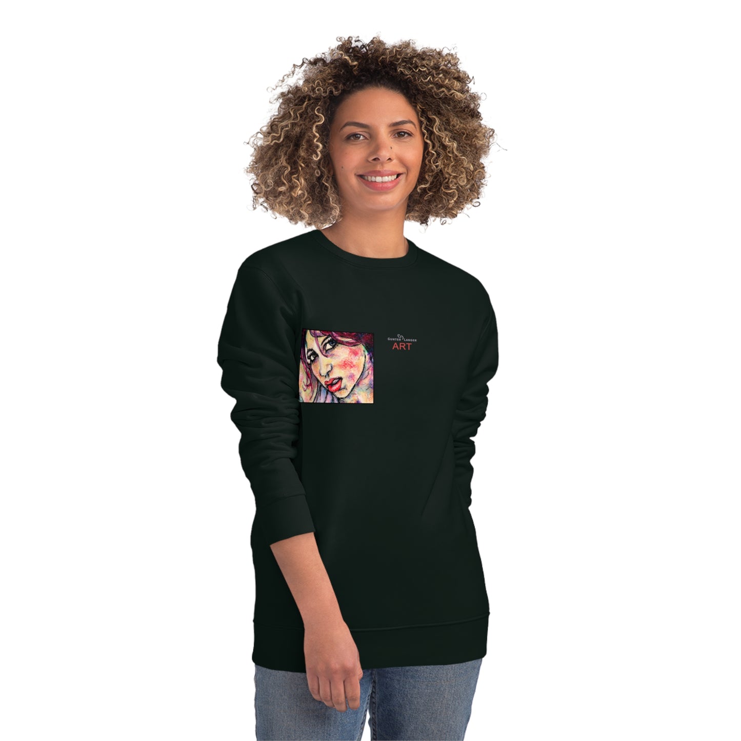 Unisex Changer Sweatshirt - Motiv: Front Nike, H12 cm (klein) & Rückseite Nike, H 43 cm