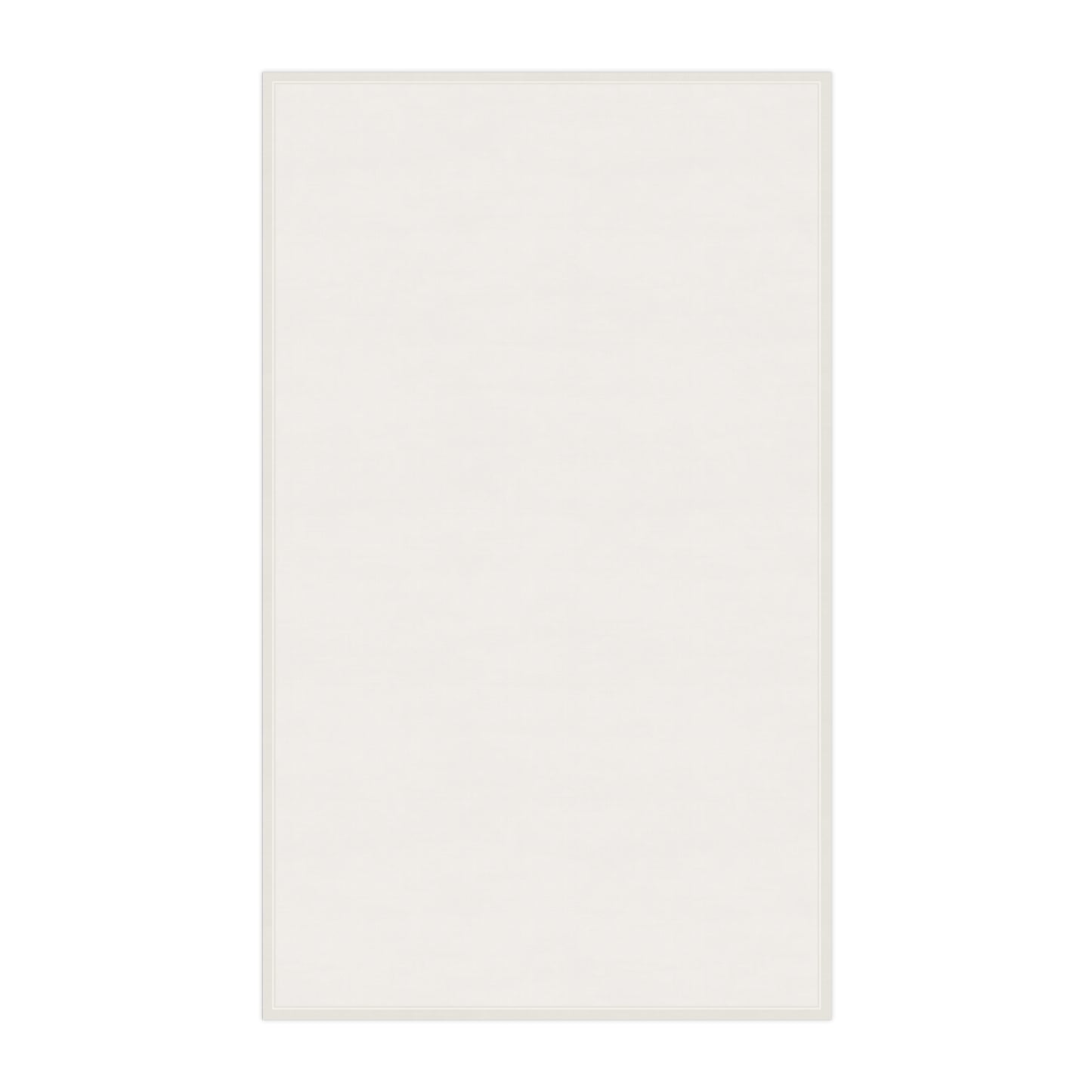 Tea Towels (cotton, poly) - Motiv: Ida, groß roter Rahmen, Tuch: beige, 46 x 76 cm