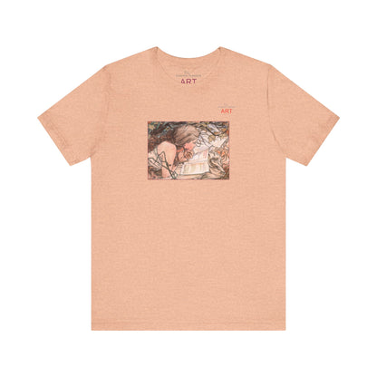 Jersey Short Sleeve Tee - Motiv: Front Antonia, H 15,73 cm