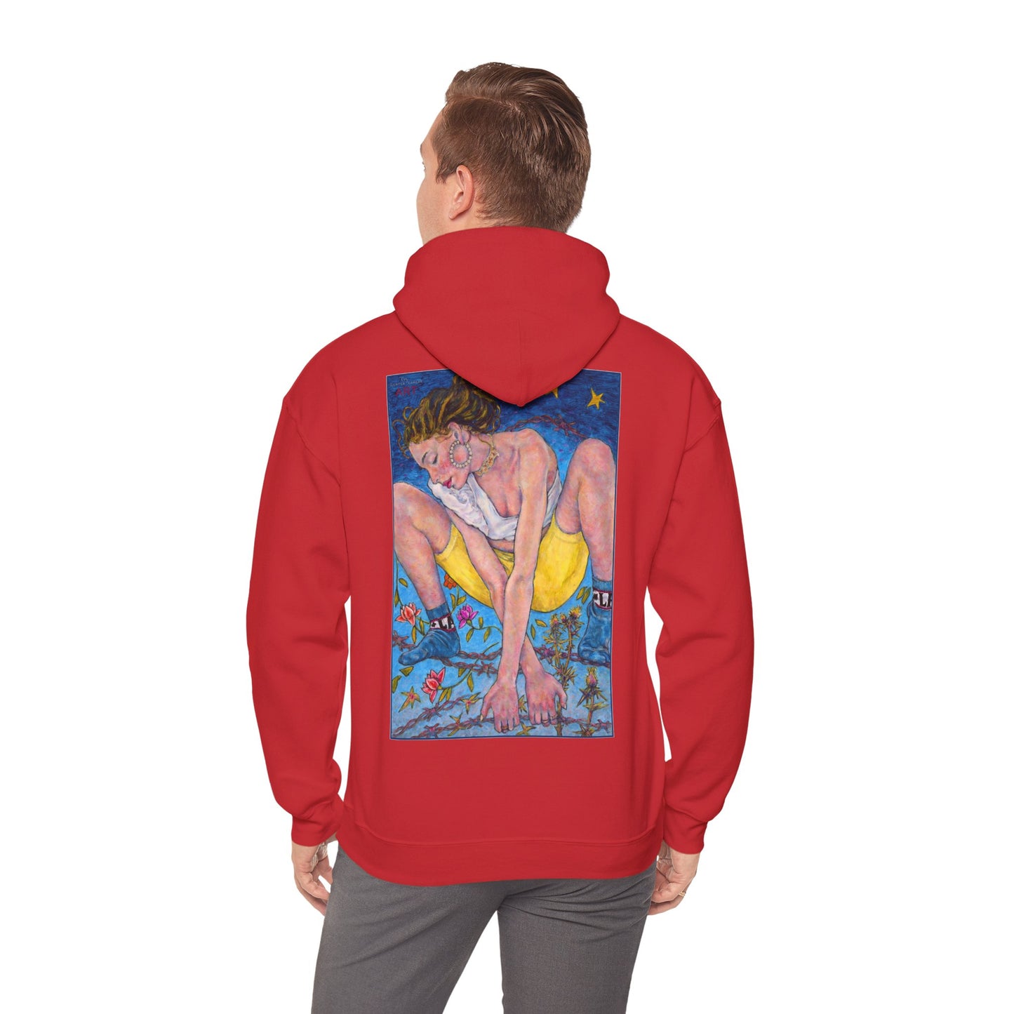 Unisex Heavy Blend™ Hooded Sweatshirt - Motiv: Rückseite "Alva", H43 cm