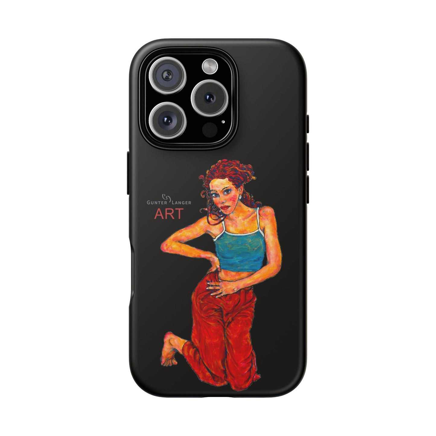 Tough Cases - iPhone - Motiv: Lea, Schwarz