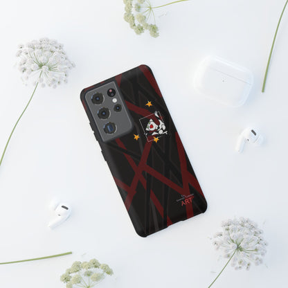 Tough Cases - Google Pixel - Samsung Galaxy - Motiv:  "Miau" klein H 8 cm, Sternenhimmel, Mikado3