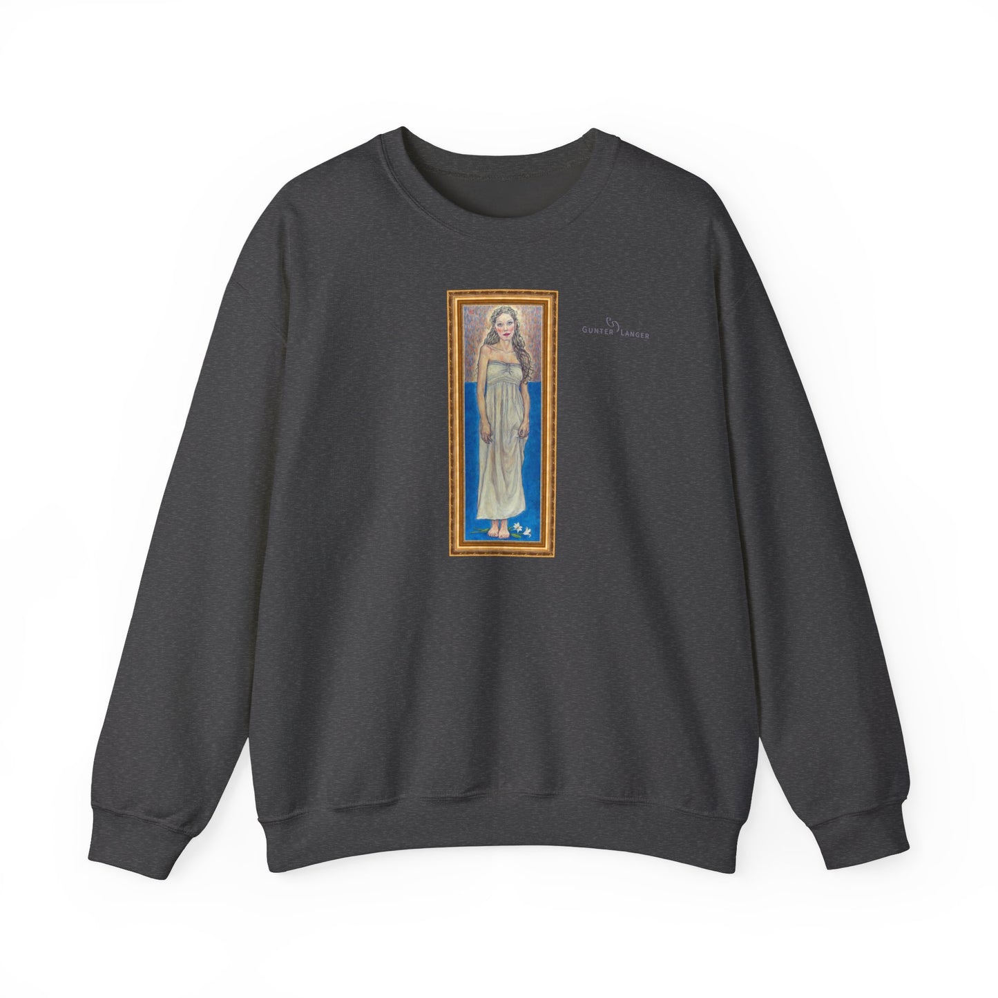 Unisex Heavy Blend™ Crewneck Sweatshirt - Motiv: Front Marie (gerahmt)