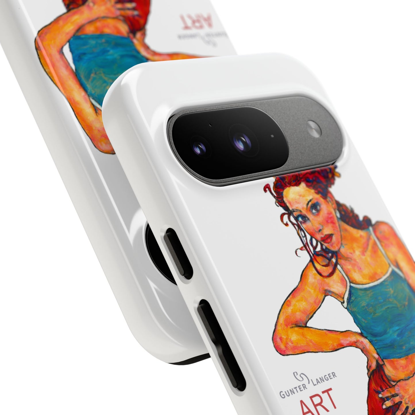 Tough Cases - Google Pixel - Samsung Galaxy - Motiv: Lea, Weiß