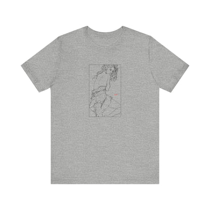 Unisex Jersey Short Sleeve Tee - Motiv: Front Giselle, im Kasten H 25 cm