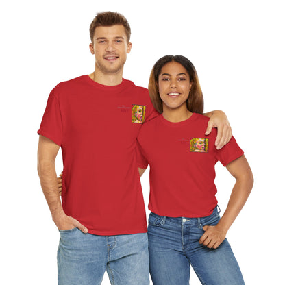 Unisex Heavy Cotton Tee - Motiv: Romina, H 7 cm