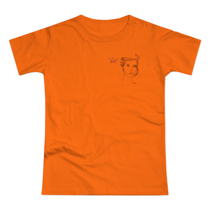 Single Jersey Women's T-shirt - hell - Motiv: Helena, H 11,5 cm
