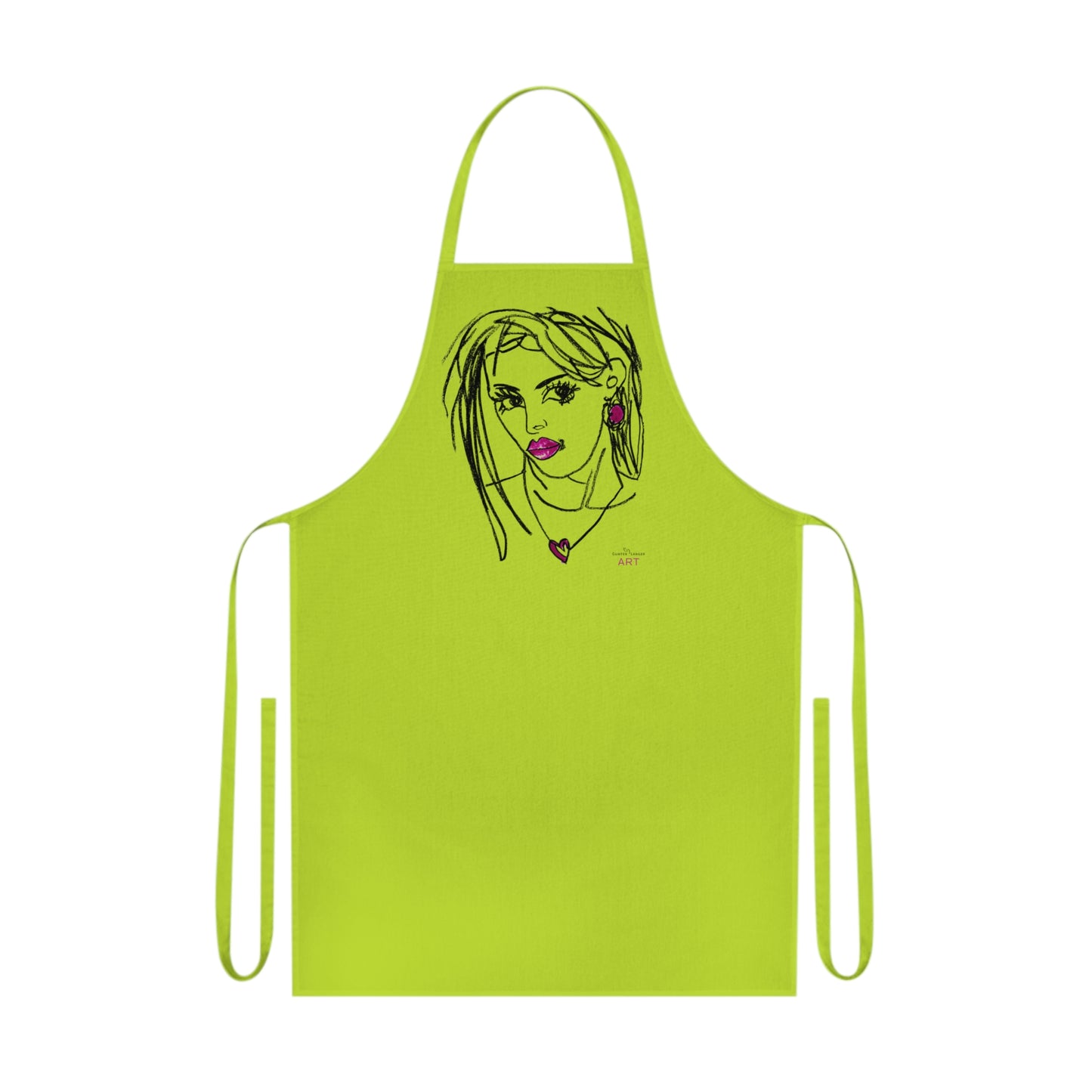 Cotton Apron - Motiv: Raja, H 31,64 cm