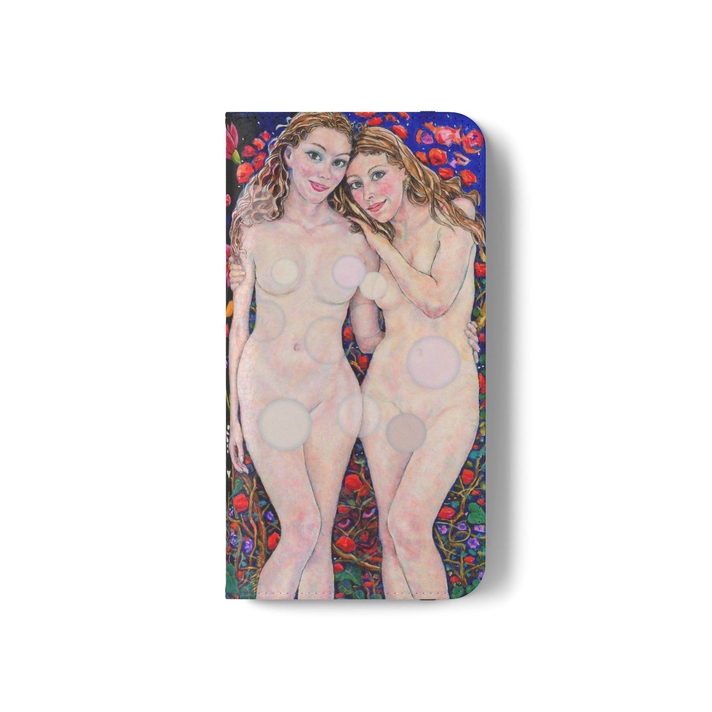 Flip Cases - Motiv: Waldnymphen, Schwarz, Seifenblasen