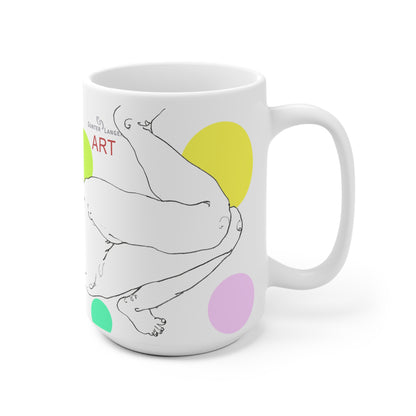 Ceramic Mug (EU) - Motiv: Leonie, Farbkreise