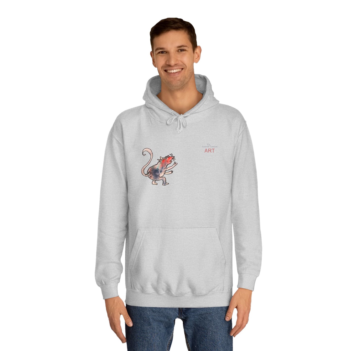Unisex College Hoodie - Motiv: Ratte & Karambolage