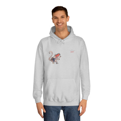 Unisex College Hoodie - Motiv: Ratte & Karambolage