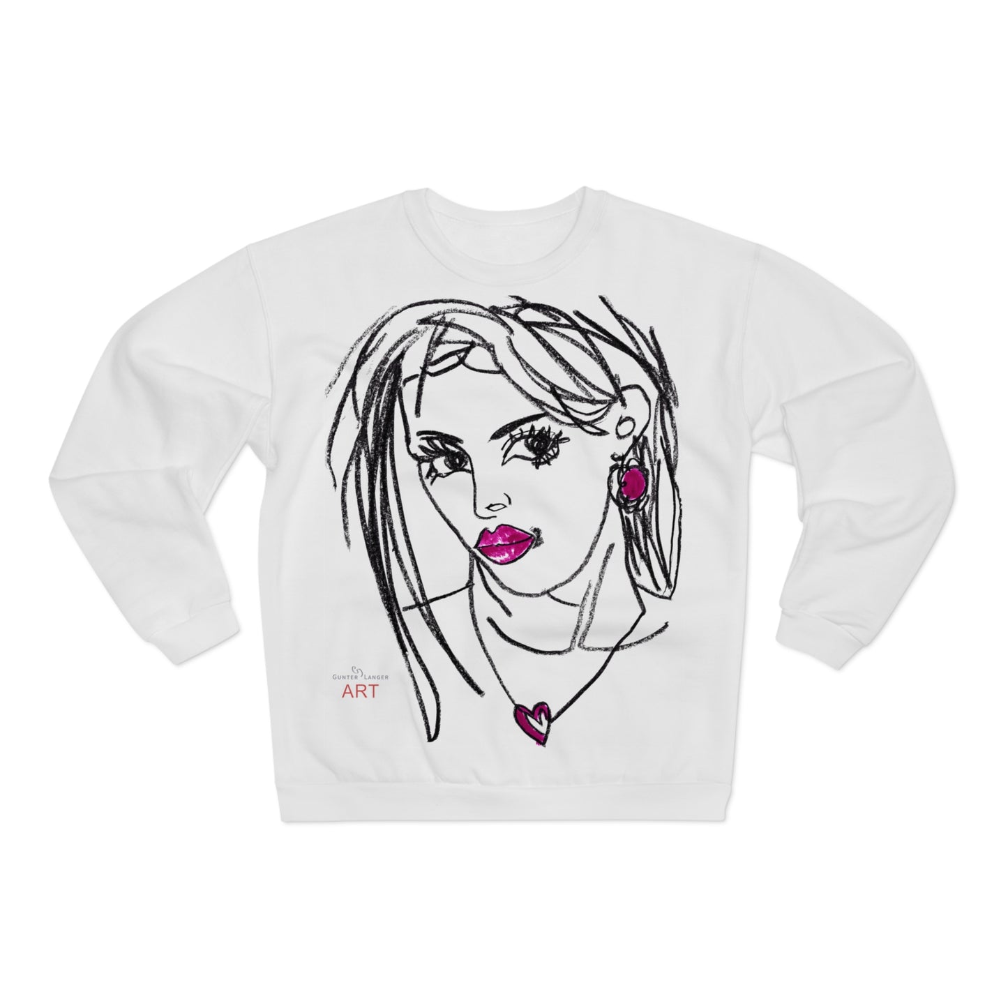 Unisex Crew Neck Sweatshirt (EU) - Motiv Front Raja, H 49 cm