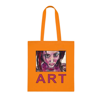 Cotton Tote - Motiv: Lola ART, einseitig bedruckt, H 17,5 cm