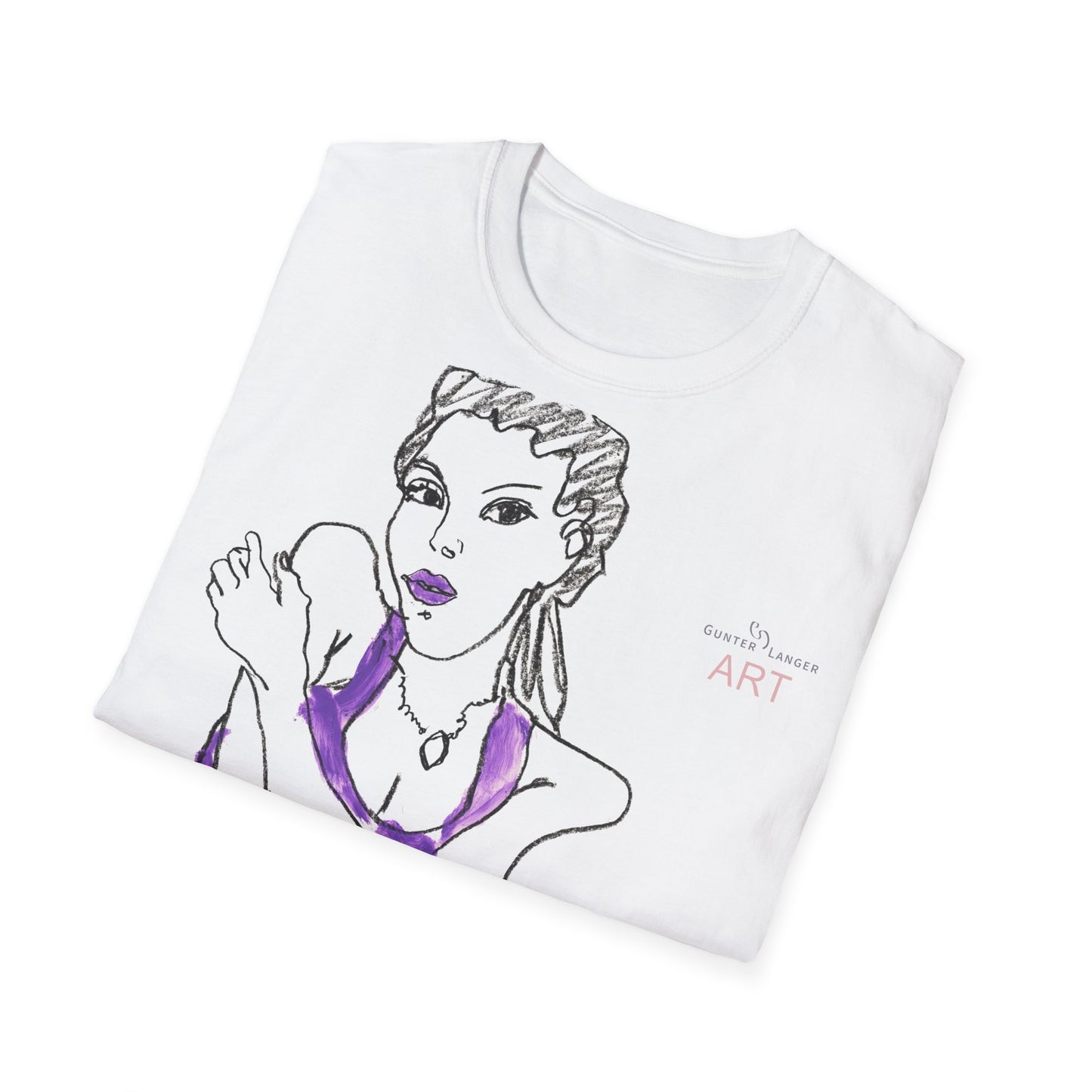 Unisex Softstyle T-Shirt - Motiv: Front "Carlotta"