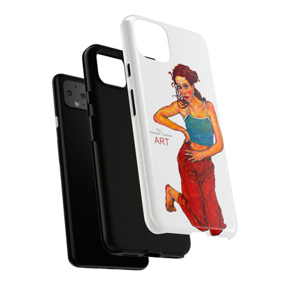 Tough Cases - Google Pixel - Samsung Galaxy - Motiv: Lea, Weiß