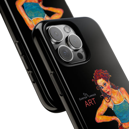 Tough Cases - iPhone - Motiv: Lea, Schwarz