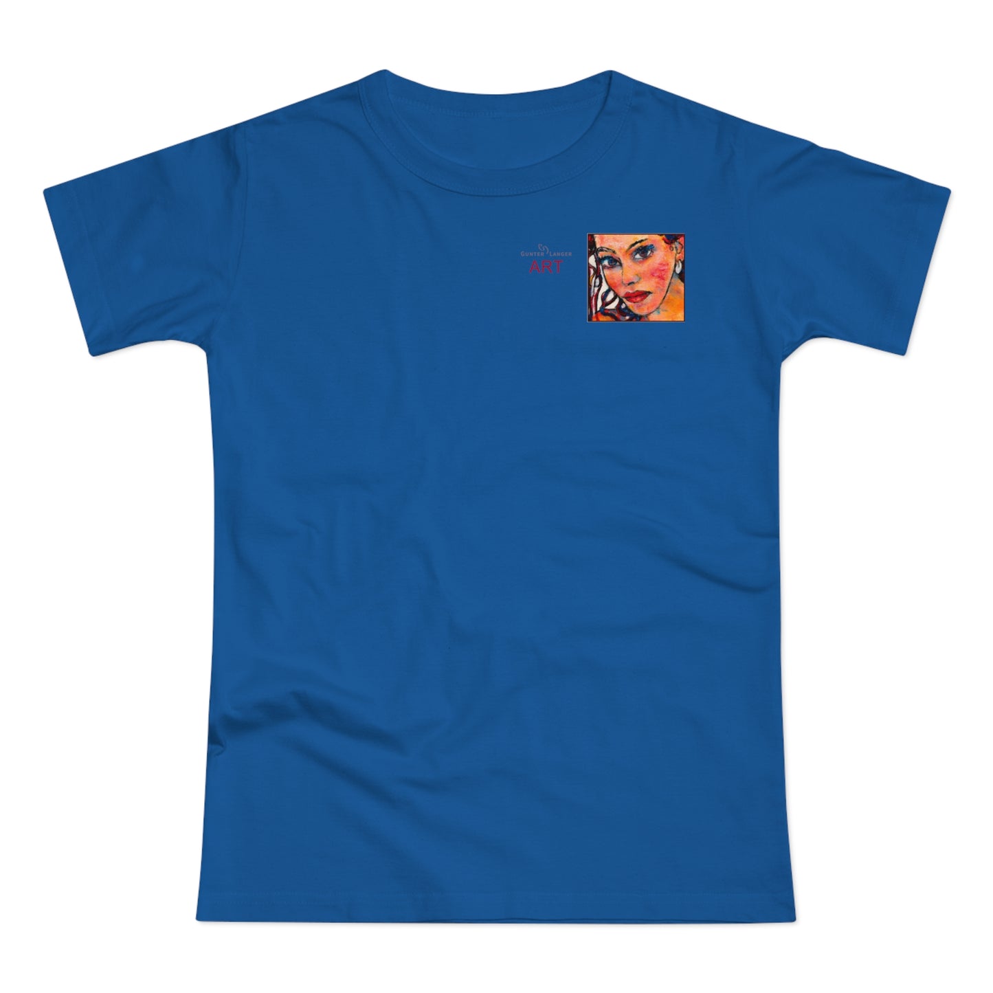Single Jersey Women's T-shirt - Motiv: Lea, H 7 cm