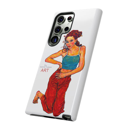 Tough Cases - Google Pixel - Samsung Galaxy - Motiv: Lea, Weiß