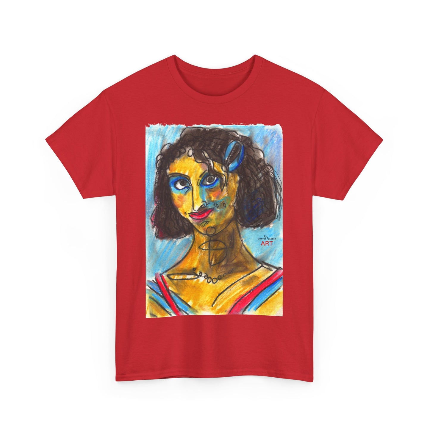 Unisex Heavy Cotton Tee - Motiv: Front Frechdax