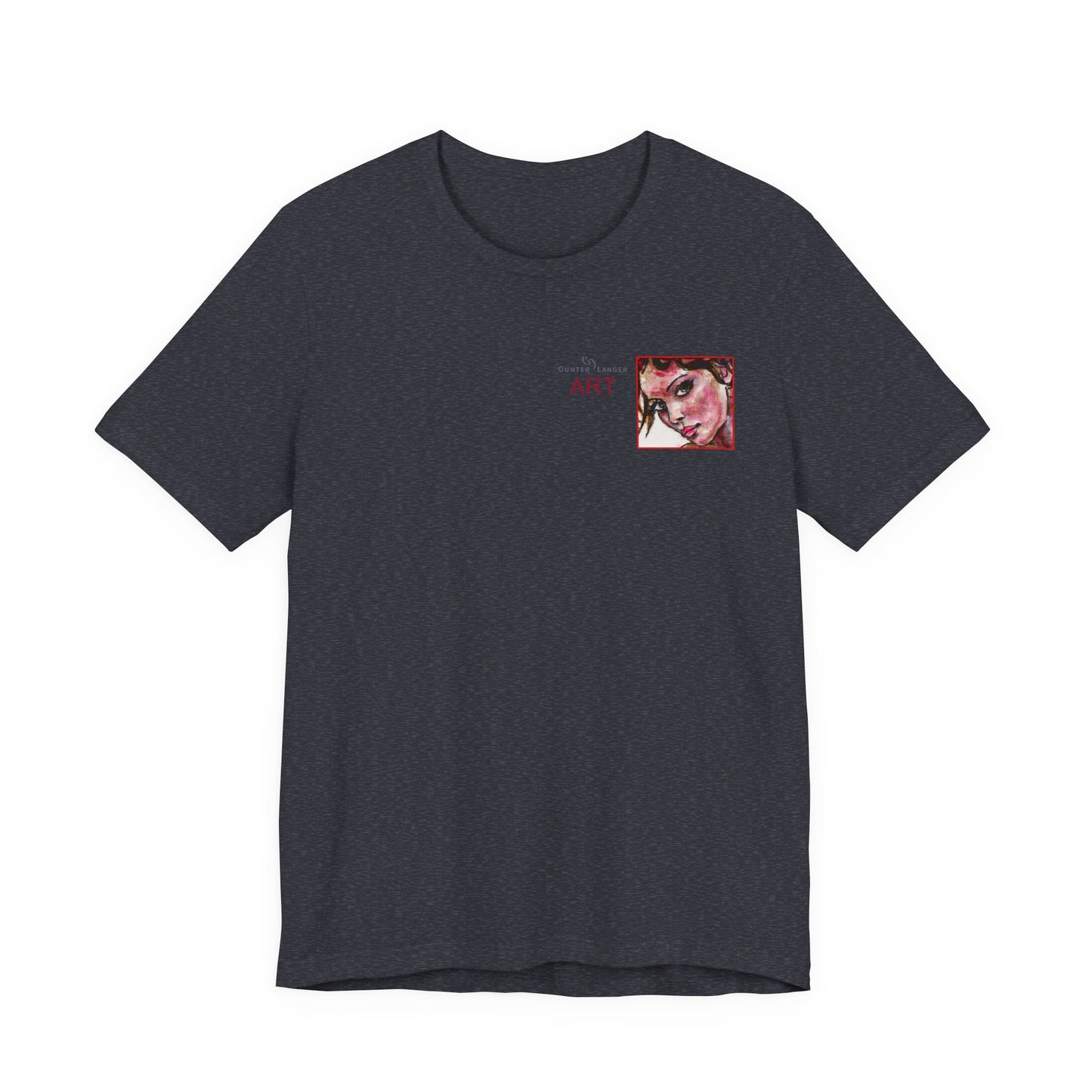 Copy of Unisex Jersey Short Sleeve Tee - Motiv: Annette, H 8 cm