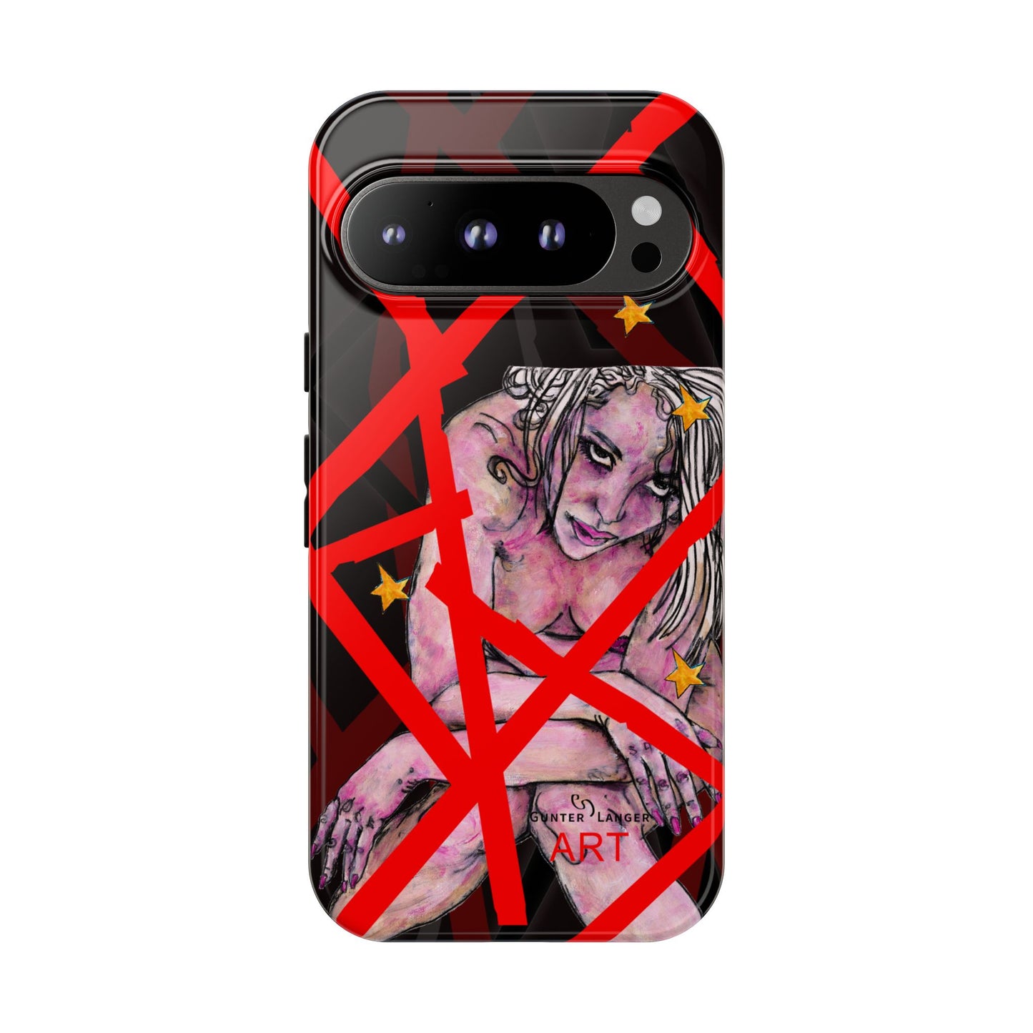 Tough Cases - Google Pixel - Samsung Galaxy - Motiv: Stella, Mikado