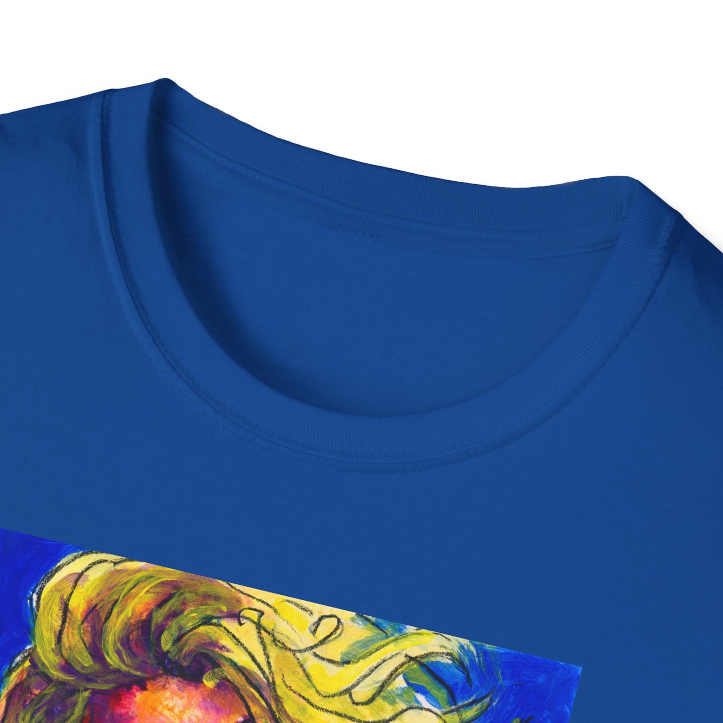 Unisex Softstyle T-Shirt - Motiv: Front Mascha,  H 33cm Korr2 sw