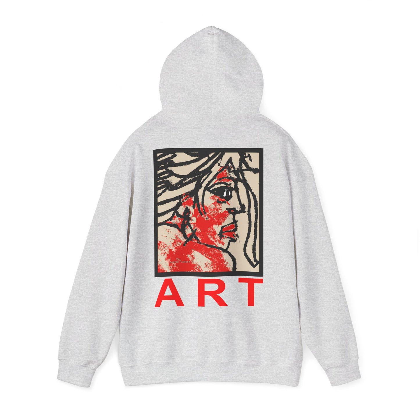 Unisex Heavy Blend™ Hooded Sweatshirt - Motiv: Rückseite "Ria", H43 cm