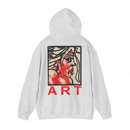 Unisex Heavy Blend™ Hooded Sweatshirt - Motiv: Rückseite "Ria", H43 cm
