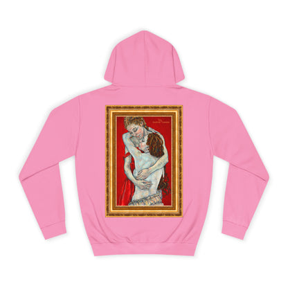 Unisex College Hoodie - Motiv: Front Nähe & Rückseite Nähe (gerahmt)