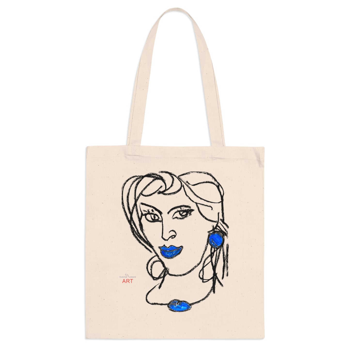 Tote Bag - Motiv: Rita, einseitig bedruckt, H 30,5 cm