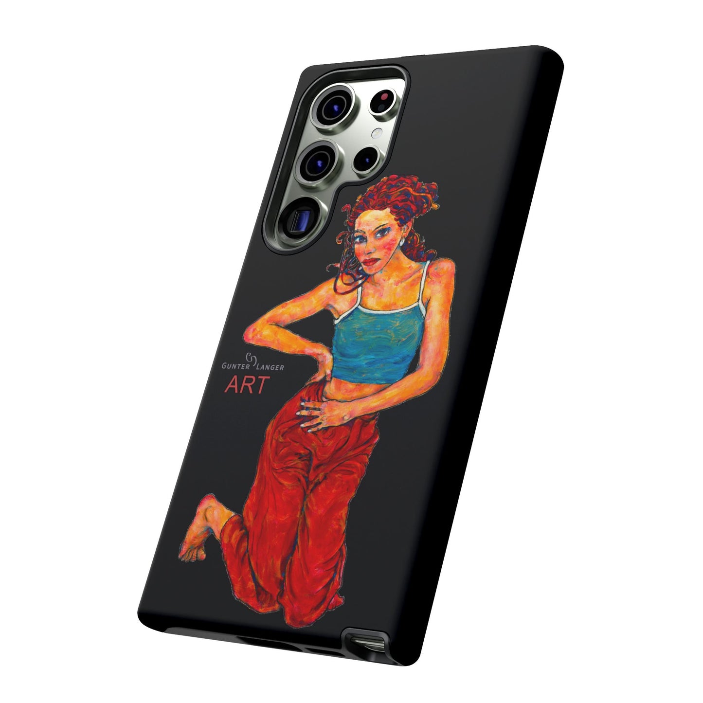 Tough Cases - Google Pixel - Samsung Galaxy - Motiv: Lea, Schwarz